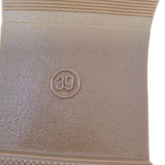 Women's Knot Design Double Strap Slide Sandals Square Open Toe Flats Size 8.5 - Picture 6 of 7